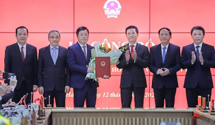 Công bố quyết định của Thủ tướng về việc bổ nhiệm Thứ trưởng Bộ Thông tin và Truyền thông Nguyễn Thanh Lâm