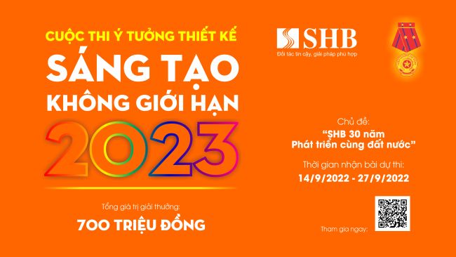 Hướng tới kỷ niệm 30 năm thành lập: SHB tổ chức cuộc thi ý tưởng thiết kế “Sáng tạo không giới hạn”