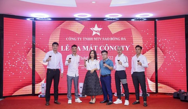 Ra mắt công ty chuyên nghiệp trong lĩnh vực xây dựng, quản lý hình ảnh cầu thủ