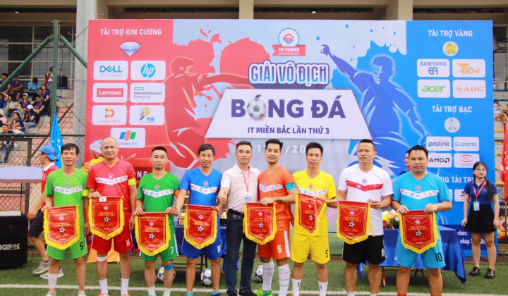 Khai mạc giải “Vô địch bóng đá IT miền Bắc lần thứ 3”
