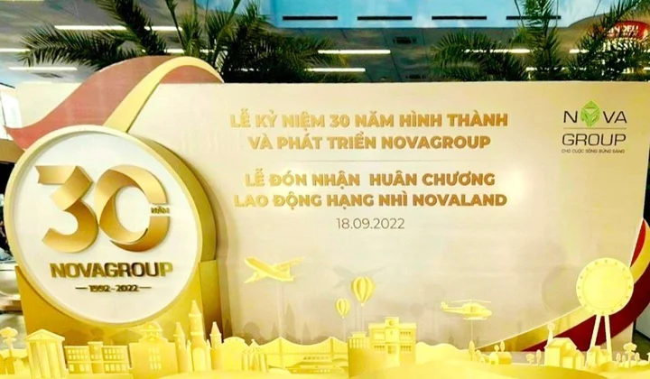 Novaland vinh dự đón nhận Huân chương Lao động Hạng Nhì