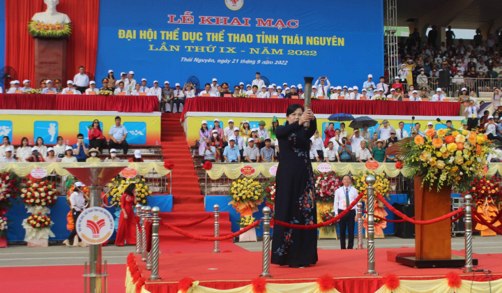 Khai mạc Đại hội Thể dục thể thao tỉnh Thái Nguyên lần thứ IX