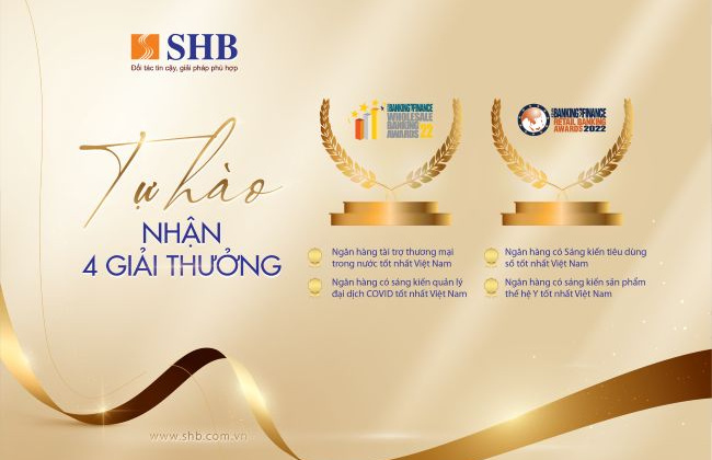 Ngân hàng SHB “thắng lớn” các giải thưởng của ABF