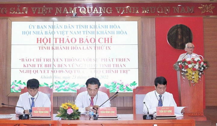 Khánh Hòa: Báo chí truyền thông với sự phát triển kinh tế biển bền vững theo Nghị quyết số 09-NQ/TW