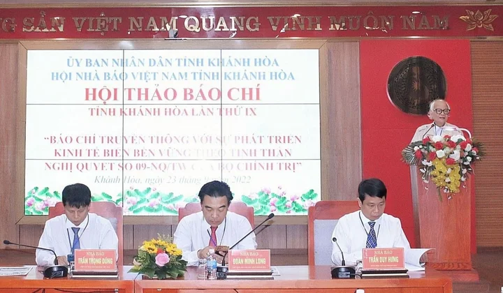 Khánh Hòa: Báo chí truyền thông với sự phát triển kinh tế biển bền vững theo Nghị quyết số 09-NQ/TW