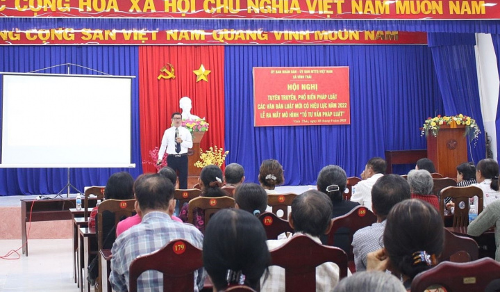 Hội Luật gia tỉnh Khánh Hòa phối hợp phổ biến pháp luật, triển khai mô hình “Tổ tư vấn pháp luật”