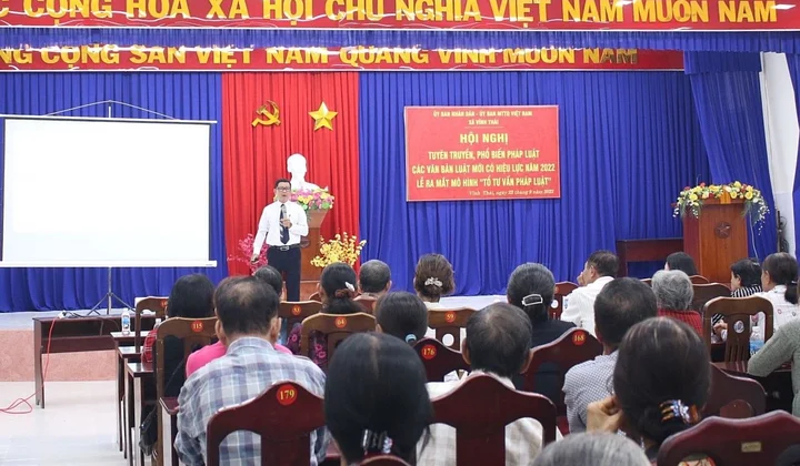 Hội Luật gia tỉnh Khánh Hòa phối hợp phổ biến pháp luật, triển khai mô hình “Tổ tư vấn pháp luật”