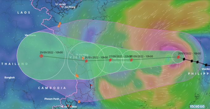 Miền Trung ứng phó với siêu bão Noru