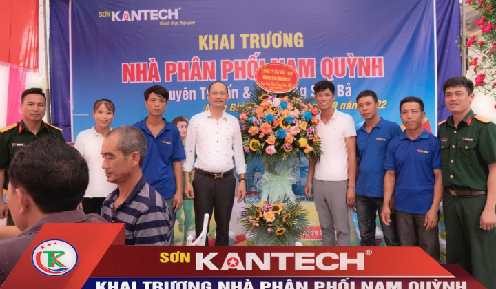 Hãng sơn Kantech: Khai trương Nhà phân phối Nam Quỳnh - Kim Sơn, Ninh Bình