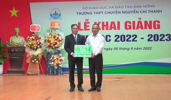 Ngân hàng Chính sách xã hội tỉnh Đăk Nông đồng hành cùng ngành giáo dục