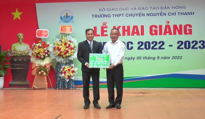 Ngân hàng Chính sách xã hội tỉnh Đăk Nông đồng hành cùng ngành giáo dục