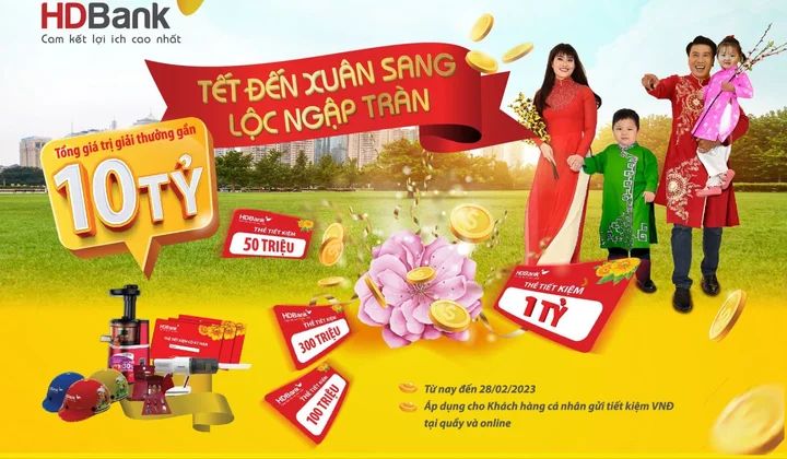 HDBank khởi động chương trình ‘tìm tỷ phú’ đầu tiên của năm 2023