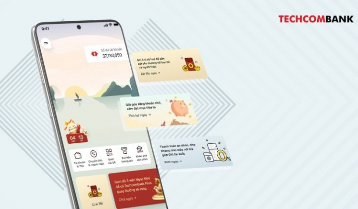 Ứng dụng ngân hàng số Techcombank Mobile đạt nhiều giải thưởng danh giá từ các tổ chức quốc tế