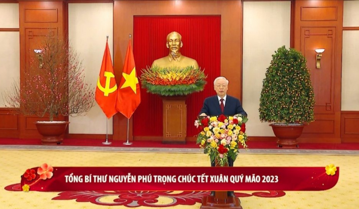 Tổng Bí thư Nguyễn Phú Trọng chúc Tết Quý Mão 2023