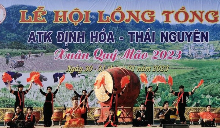 Thái Nguyên: Khai mạc lễ hội Lồng Tồng ATK Định Hóa Xuân Quý Mão 2023
