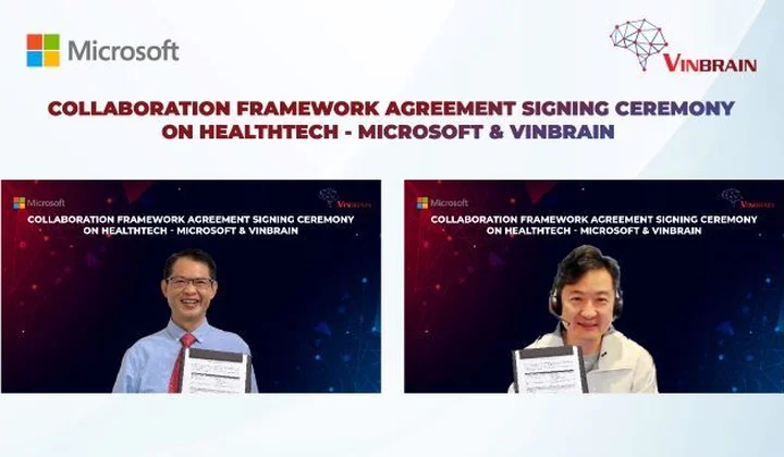VinBrain và Microsoft Hoa Kỳ hợp tác phát triển trí tuệ nhân tạo trong y tế