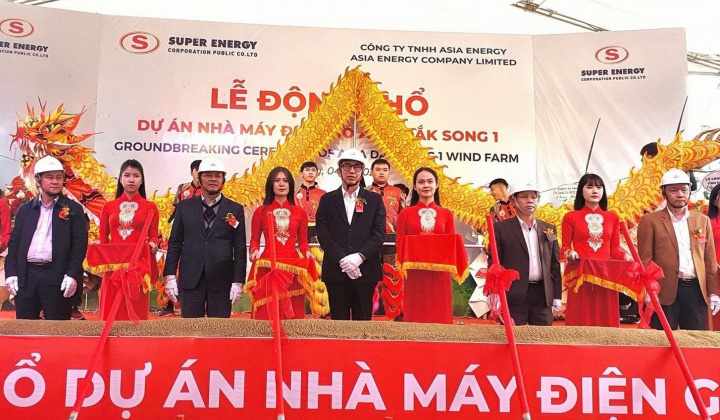 Đắk Nông: Lễ động thổ Dự án Nhà máy điện gió Asia Đắk Song 1