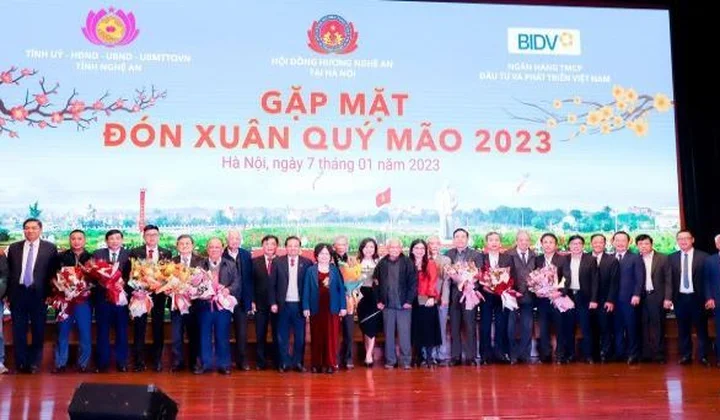 Nghệ An: Lãnh đạo tỉnh gặp mặt Hội đồng hương tại Hà Nội nhân dịp đón xuân Quý Mão 2023