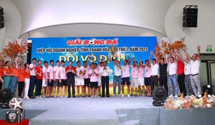 Hội Doanh nghiệp Bỉm Sơn vô địch Giải bóng đá Hiệp hội Doanh nghiệp tỉnh Thanh Hóa