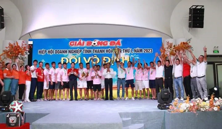 Hội Doanh nghiệp Bỉm Sơn vô địch Giải bóng đá Hiệp hội Doanh nghiệp tỉnh Thanh Hóa