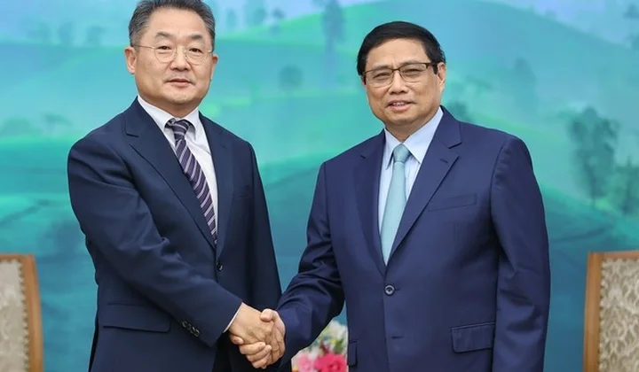 Thủ tướng Chính phủ tiếp lãnh đạo Tập đoàn công nghệ Amkor