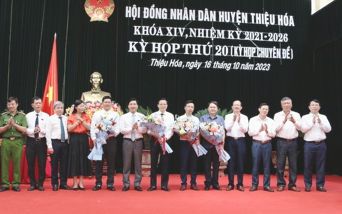 Thanh Hóa: Huyện Thiệu Hóa có tân Chủ tịch UBND