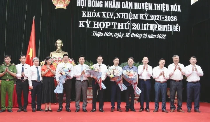 Thanh Hóa: Huyện Thiệu Hóa có tân Chủ tịch UBND