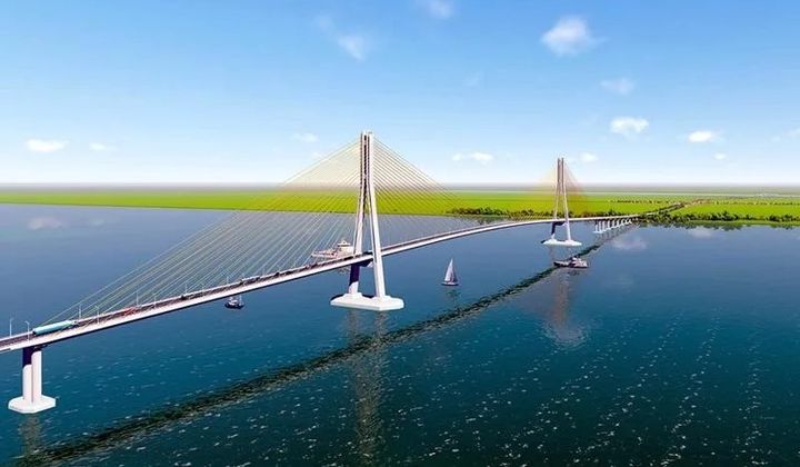Khởi công xây cầu Đại Ngãi gần 8.000 tỉ đồng nối Sóc Trăng và Trà Vinh