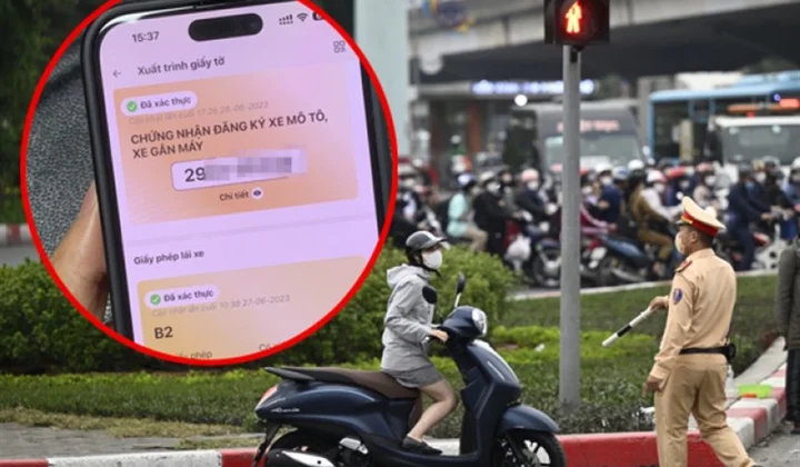 Tích hợp giấy phép lái xe trong ứng dụng VNeID