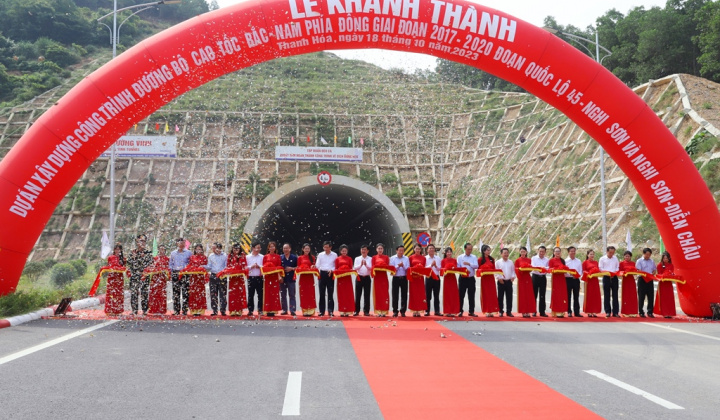 Khánh thành cao tốc đoạn Quốc lộ 45 - Nghi Sơn và Nghi Sơn - Diễn Châu