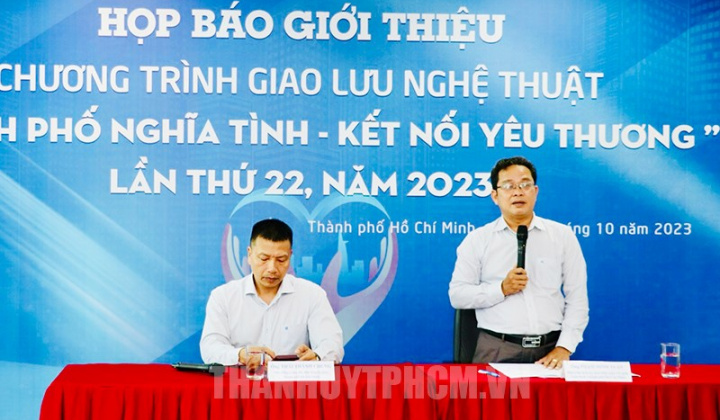 Giao lưu nghệ thuật “Thành phố nghĩa tình – Kết nối yêu thương”