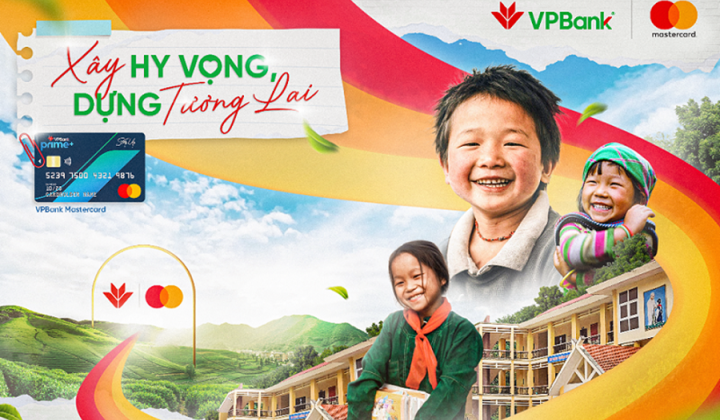 VPBank và Mastercard hợp tác hỗ trợ trẻ em có hoàn cảnh khó khăn tại Việt Nam