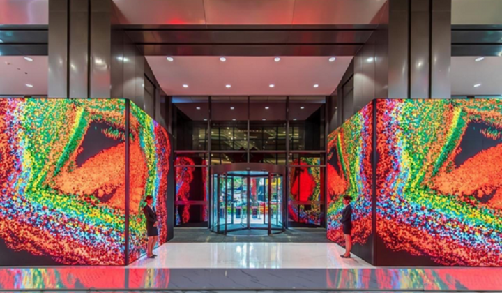 Ấn tượng với những tác phẩm nghệ thuật thị giác tại hai tòa nhà mới của Techcombank