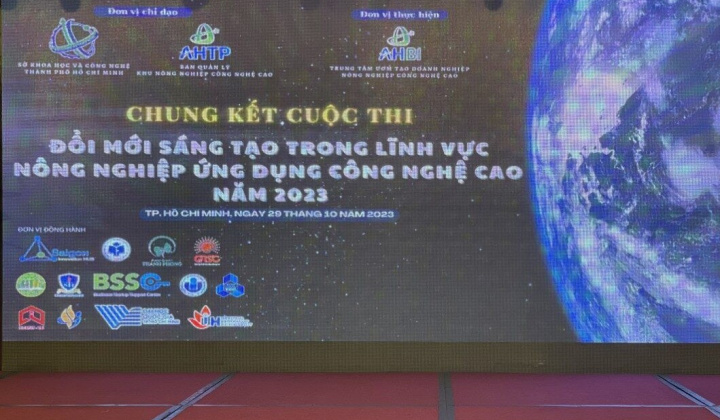 Cuộc thi "Đổi mới sáng tạo trong lĩnh vực nông nghiệp ứng dụng công nghệ cao năm 2023"