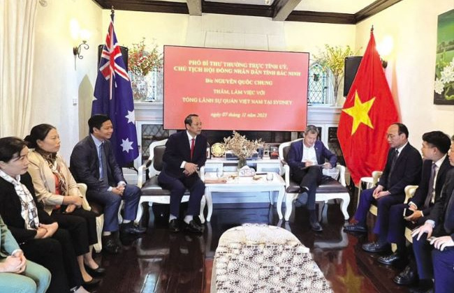 Đoàn công tác của tỉnh Bắc Ninh trao đổi, hợp tác tại Australia và New Zealand
