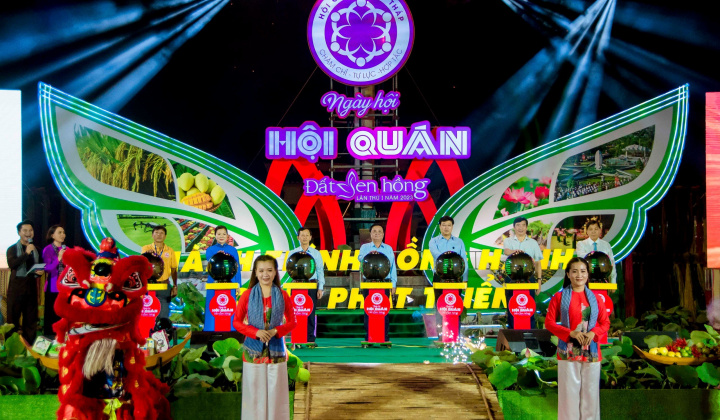 Đồng Tháp: Khai mạc ngày hội “Hội quán Đất Sen hồng”