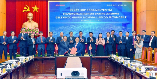 Tập đoàn Geleximco ký kết dự án xây dựng nhà máy lắp ráp, sản xuất ôtô trị giá 800 triệu USD