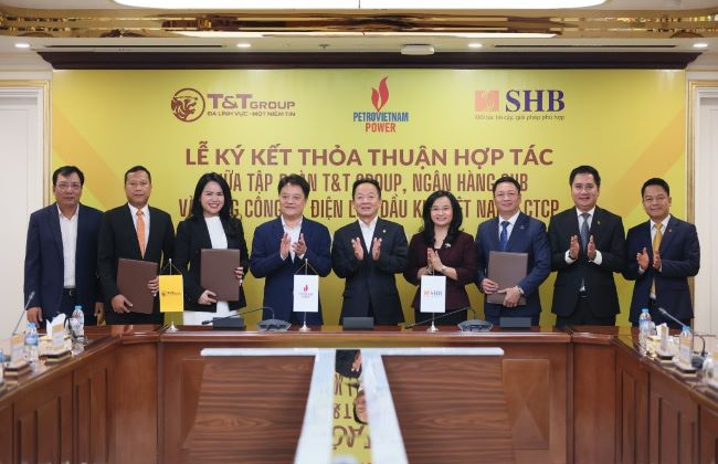 T&T Group, SHB và PV Power ký kết thỏa thuận hợp tác toàn diện