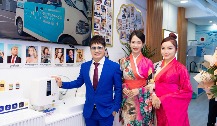 Ca sĩ Lương Gia Huy ra mắt đại lý chính thức máy lọc nước Kangen tại Thái Nguyên