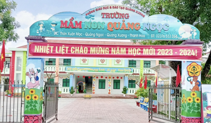 Trường Mầm non Quảng Ngọc: Bông hoa đẹp của giáo dục huyện Quảng Xương