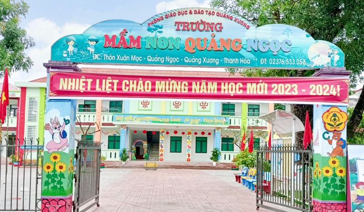 Trường Mầm non Quảng Ngọc: Bông hoa đẹp của giáo dục huyện Quảng Xương