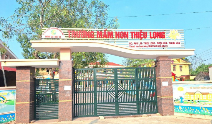 Trường Mầm non Thiệu Long: Xây dựng môi trường giáo dục lấy trẻ em làm trung tâm