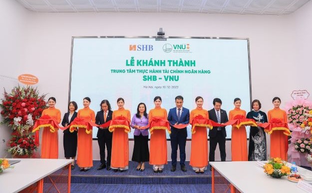 Khánh thành “Trung tâm thực hành Tài chính Ngân hàng SHB – VNU” tại ĐHQG Hà Nội