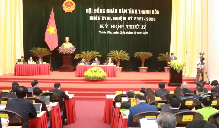HĐND tỉnh Thanh Hoá khóa XVIII khai mạc trọng thể Kỳ họp thứ 17