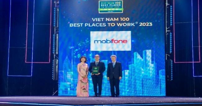 MobiFone được vinh danh là một trong những Nơi làm việc tốt nhất Việt Nam năm 2023