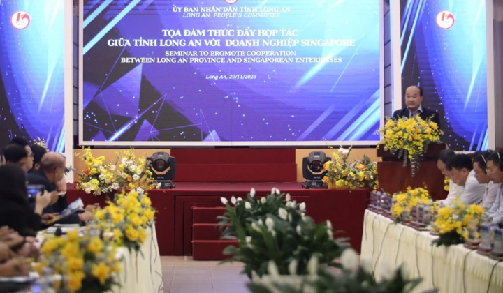Thúc đẩy hợp tác giữa tỉnh Long An và doanh nghiệp Singapore