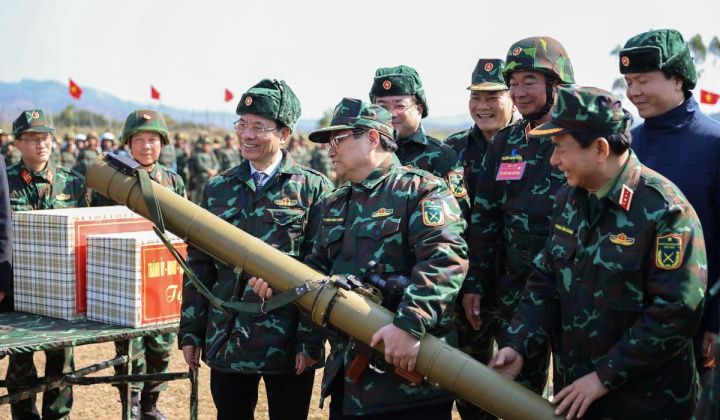 Diễn tập chiến thuật có bắn đạn thật của Quân đoàn 12