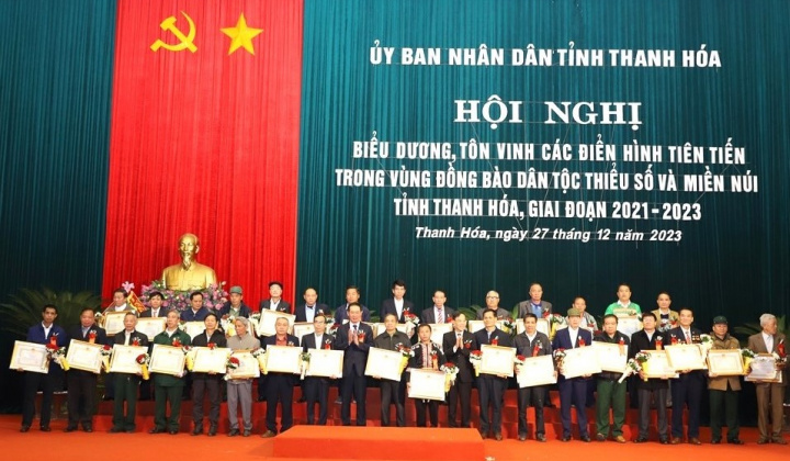 Thanh Hóa: Biểu dương, tôn vinh các điển hình tiên tiến trong vùng đồng bào dân tộc thiểu số và miền núi