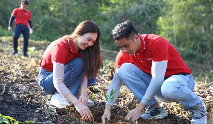Ngân hàng SeABank tiếp tục phủ xanh 3ha rừng phòng hộ tại Thanh Hóa
