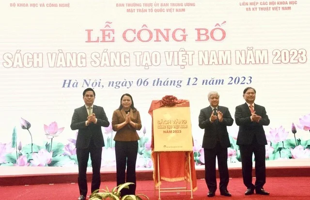 Sách vàng Sáng tạo Việt Nam 2023: Lan tỏa khát vọng sáng tạo, đam mê nghiên cứu khoa học
